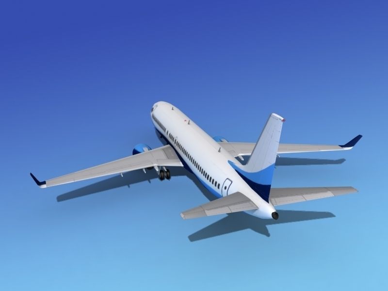 Boeing 737-800 BBJ 1 3D model_7