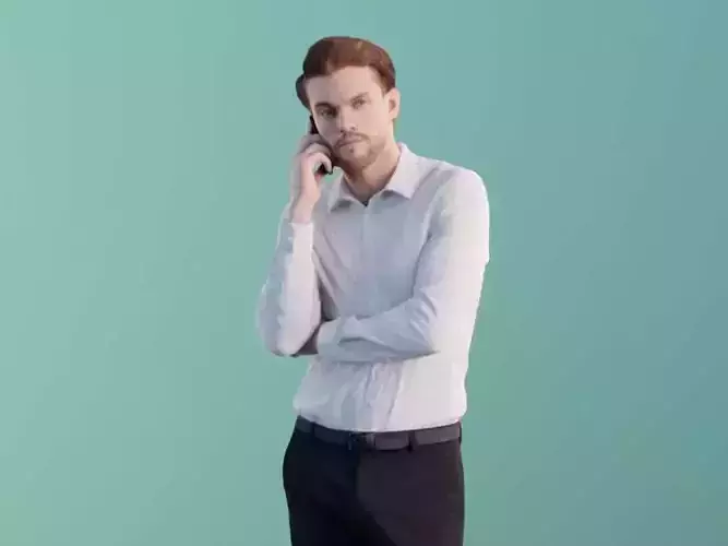 Kenneth 10070 - Phone Call Business Men