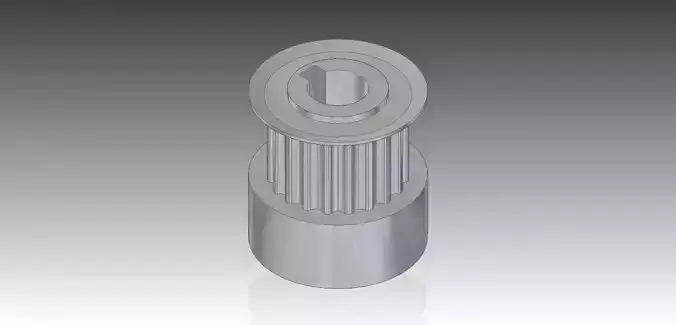 timing belt pully 3D print model