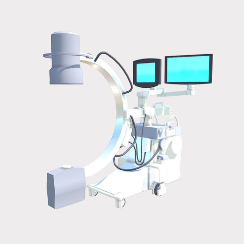 Portable X-Ray Low-poly 3D model