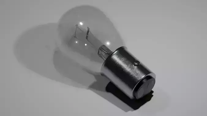 Car Rear Bulb Light Lamp PBR 3D model