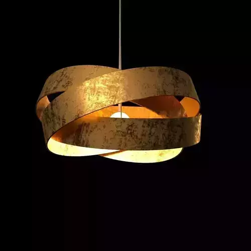 Pura Suspention golden lamp