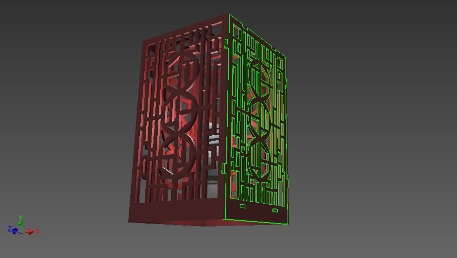 japanese designer lamp 3D print model_1