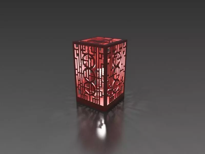 japanese designer lamp 3D print model_0