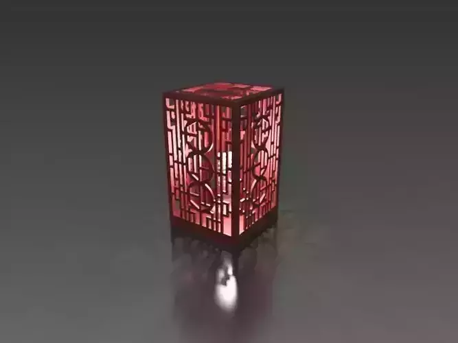 japanese designer lamp 3D print model
