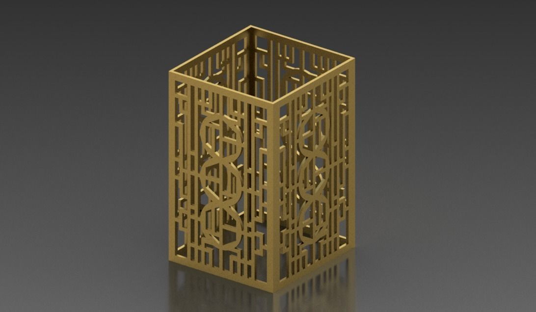 japanese designer lamp 3D print model_2