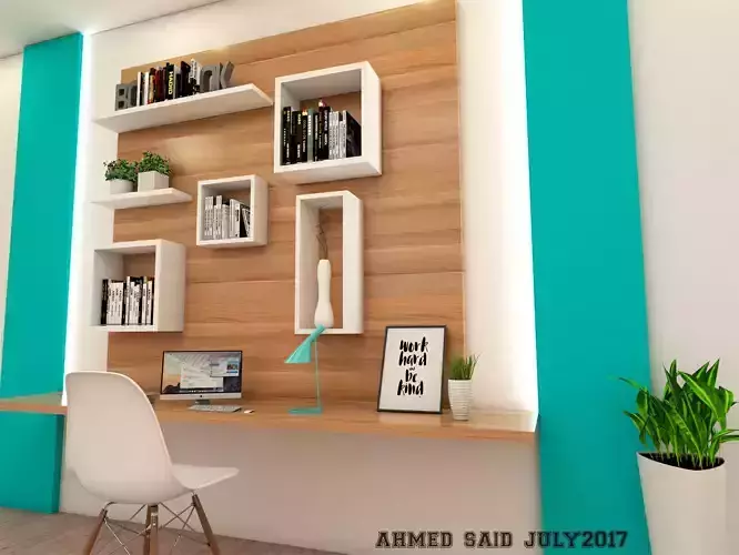 Workspace area 3D model