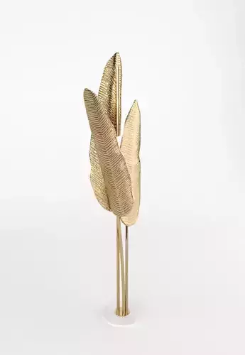Bananas golden floor lamp