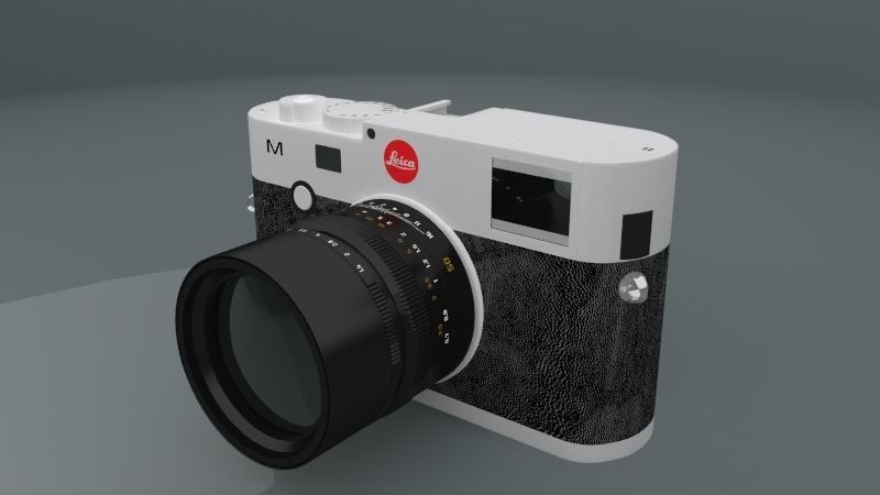 Leica M 240 with Summilux 50 mm lens 3D print model_2