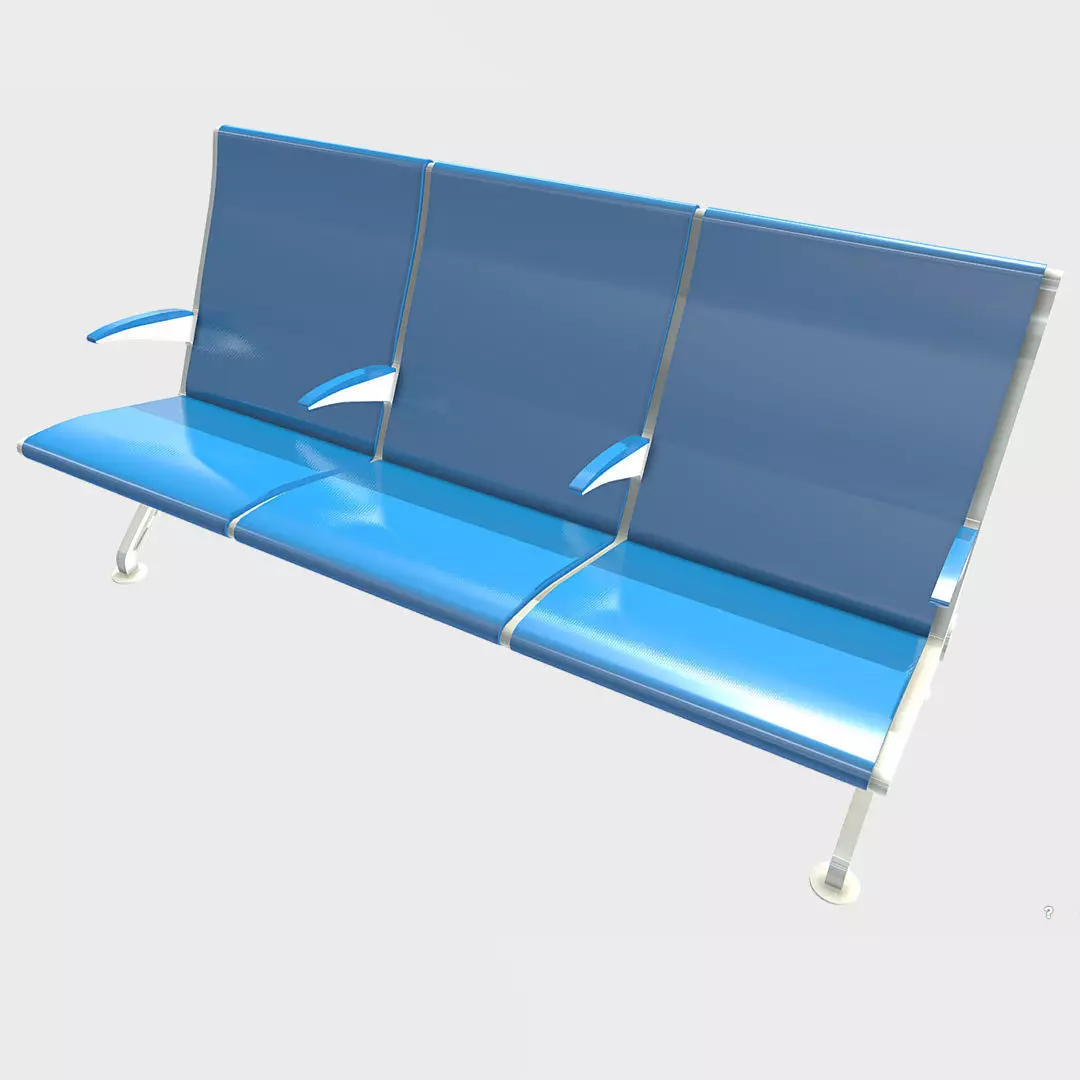 Flyaway Chairs Low-poly 3D model_0