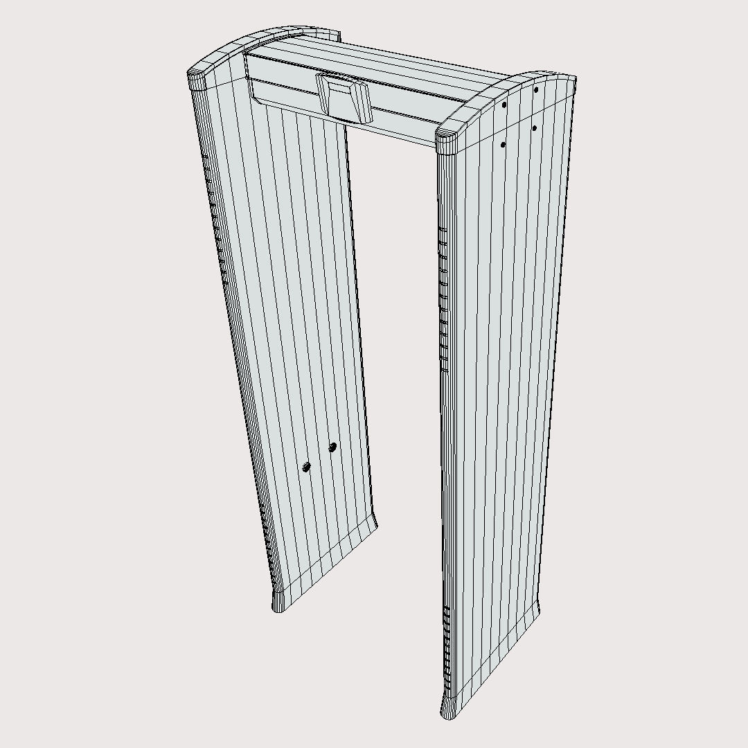 Metal Detector Low-poly 3D model_8