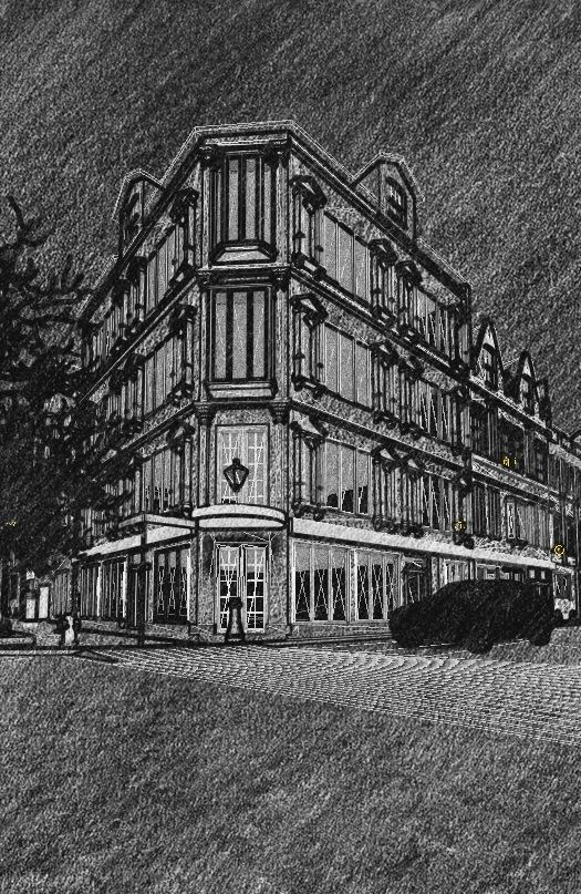 old europe streets 3D model_1