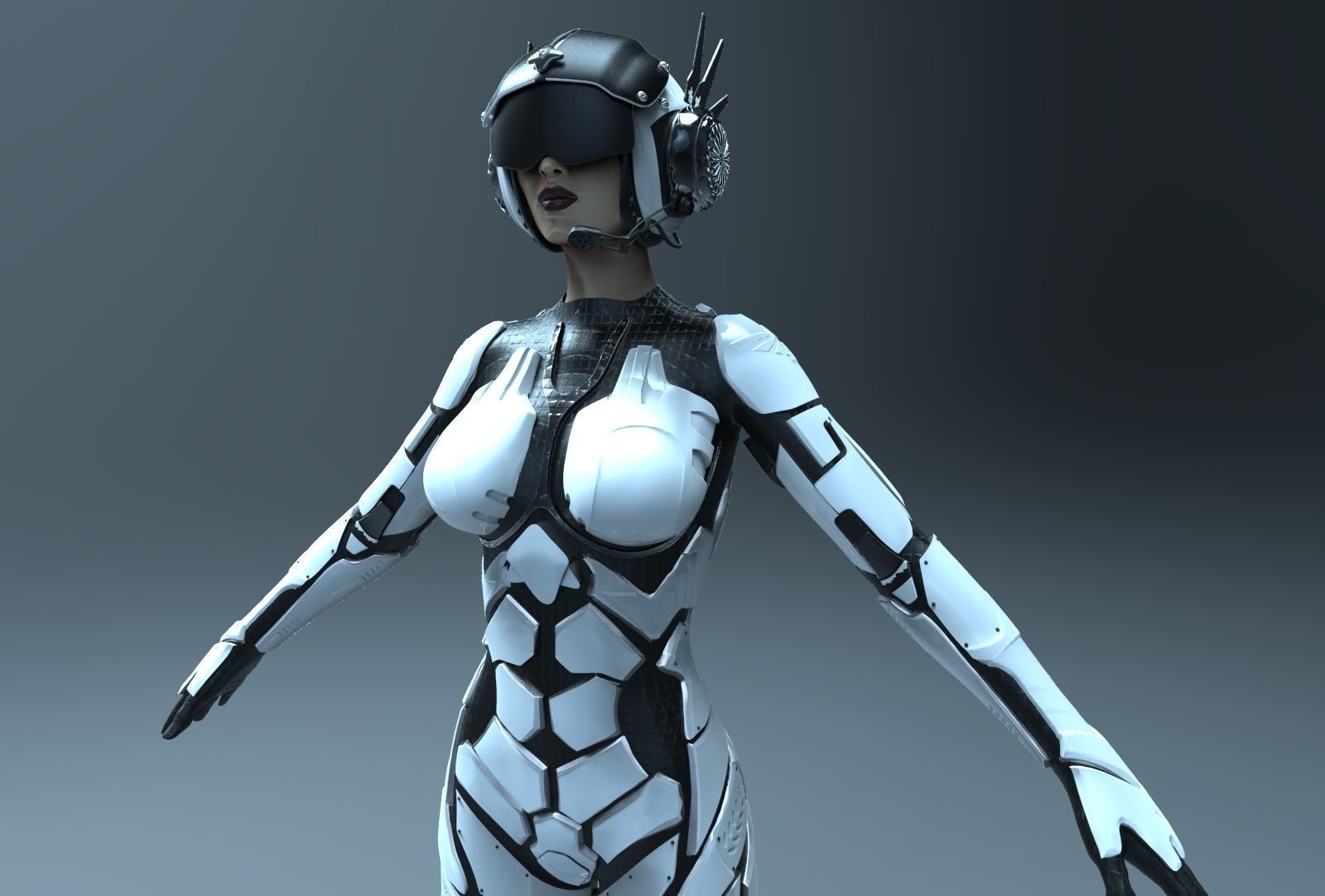 Sci-Fi Characters Part 3 3D Model Collection_4