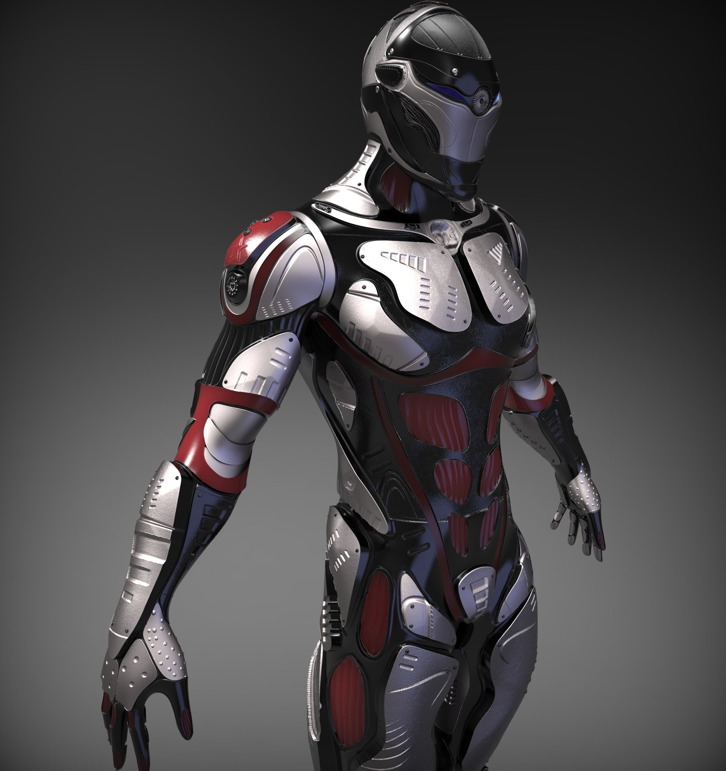 Sci-Fi Characters Part 4 3D Model Collection_1