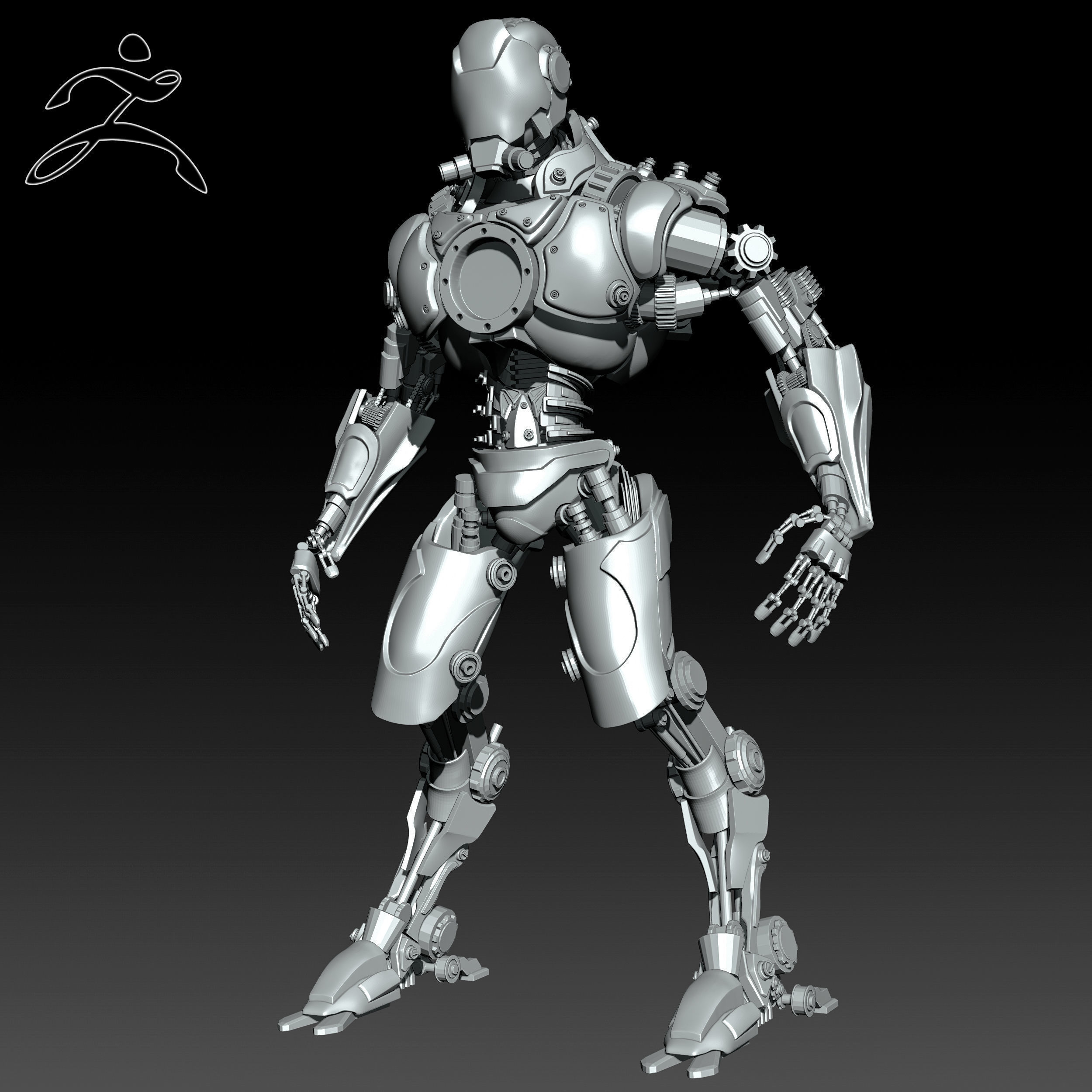 Sci-Fi Characters Part 4 3D Model Collection_4