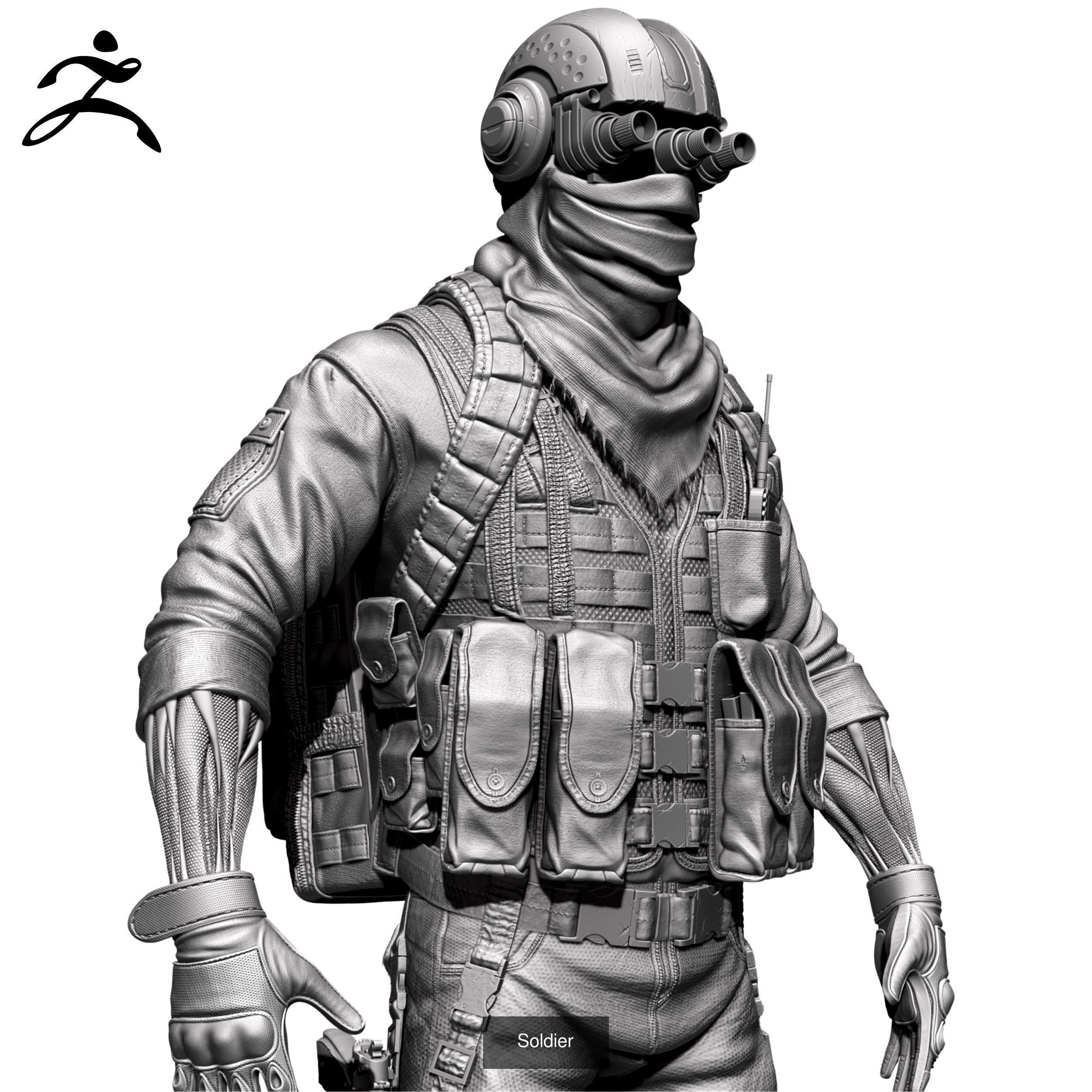 Sci-Fi Characters Part 5 3D Model Collection_2