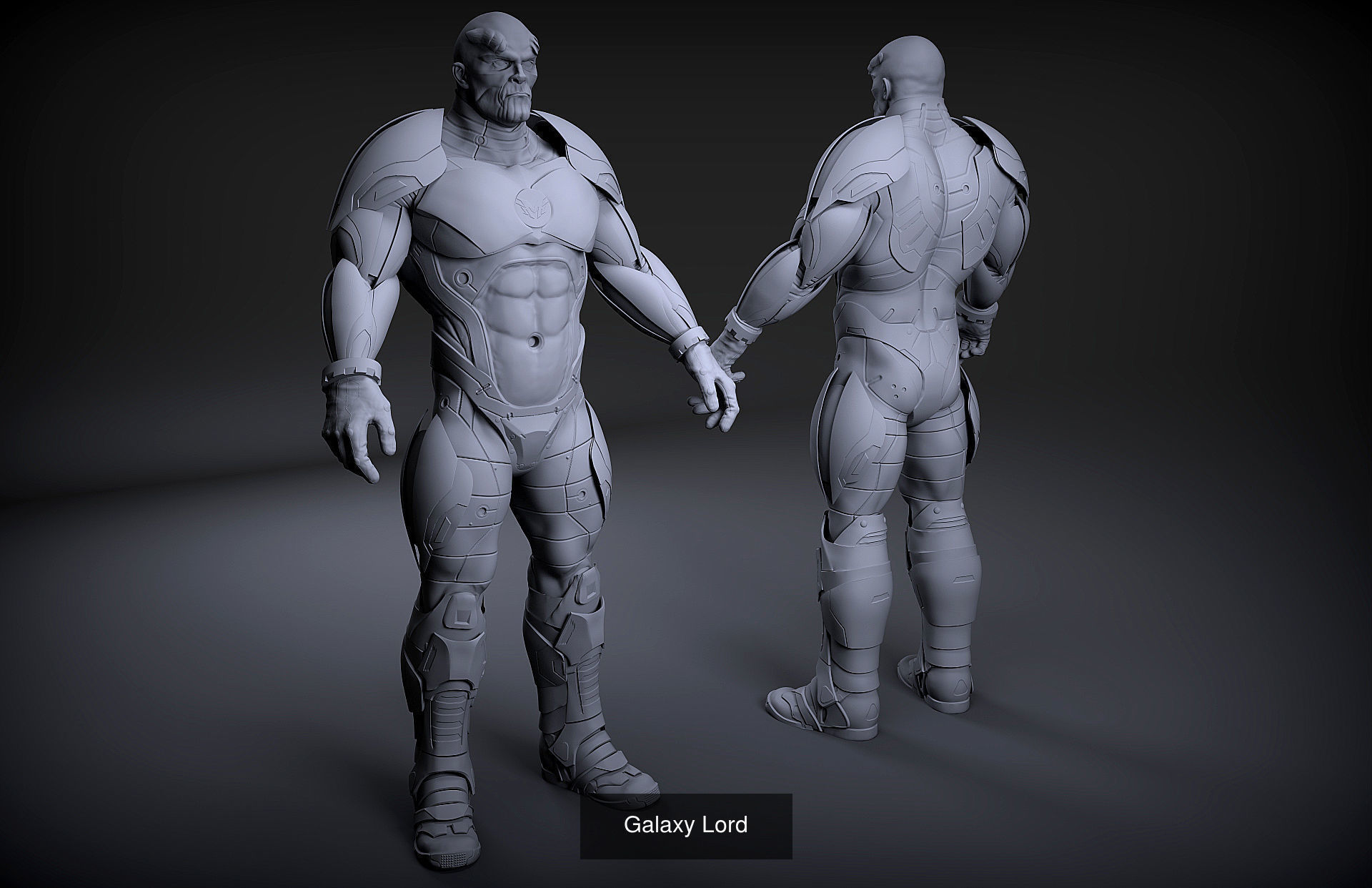 Sci-Fi Characters Part 5 3D Model Collection_6