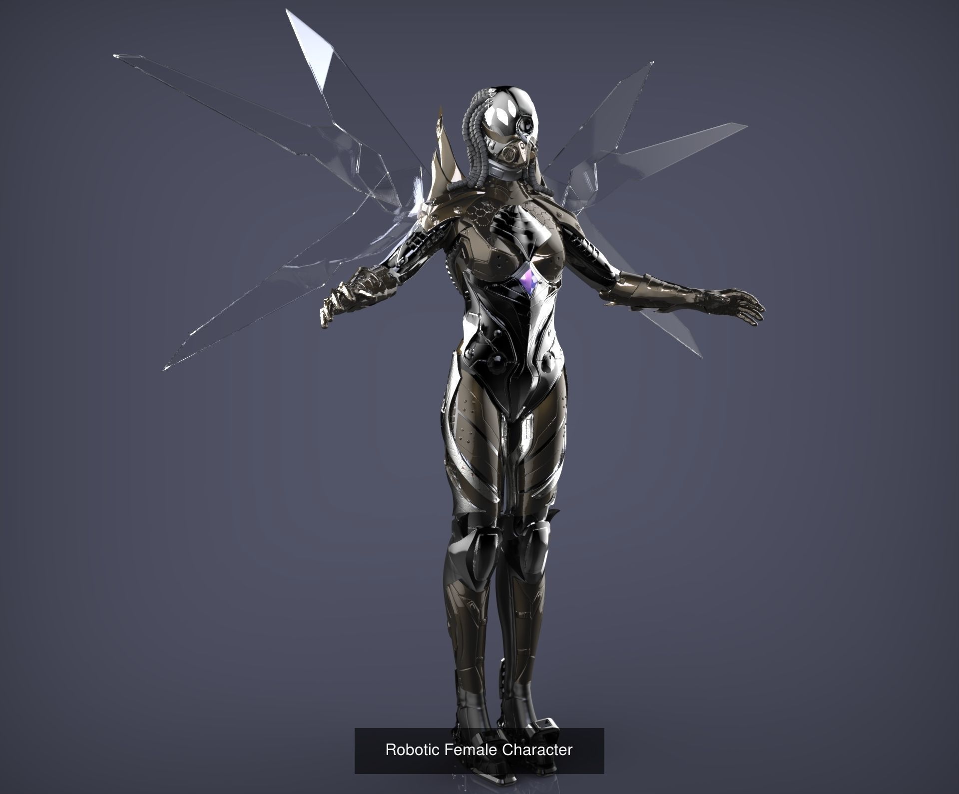 Sci-Fi Characters Part 5 3D Model Collection_3