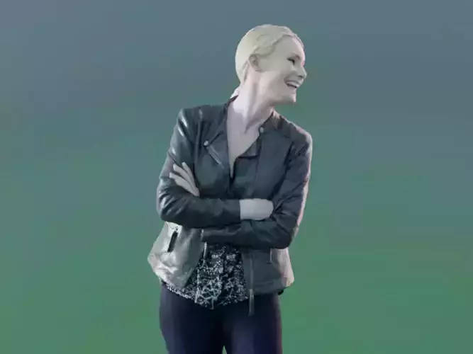 Kim 10176 - Smiling Casual Woman Low-poly 3D model Kim 10176 - Smiling Casual Woman Low-poly 3D model