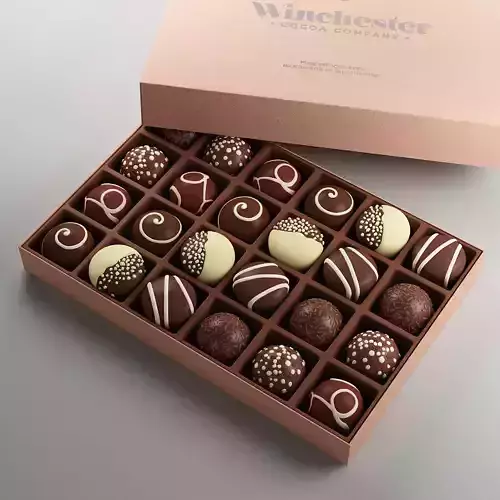 Chocolate box 3D model