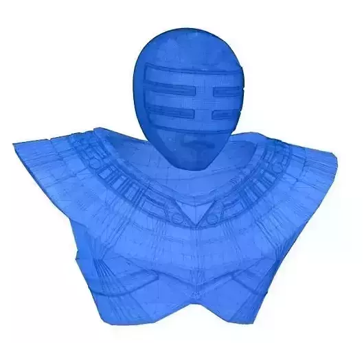 Zeo Gold Ranger Helmet and Shield 3D print model