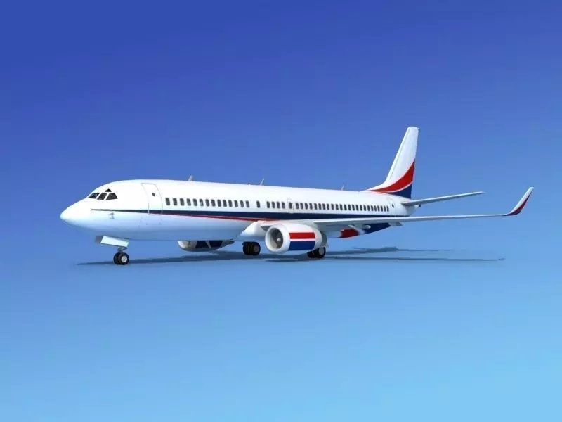 Boeing 737-800 Corporate 6 3D model