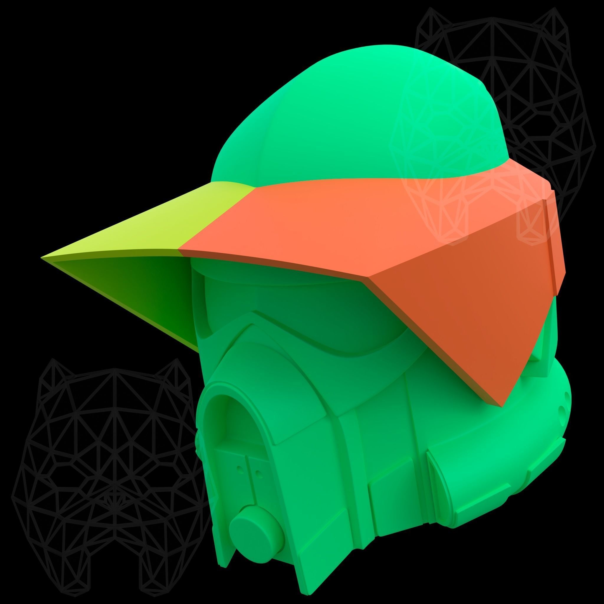 ARF Trooper Helmet 3D print model_3