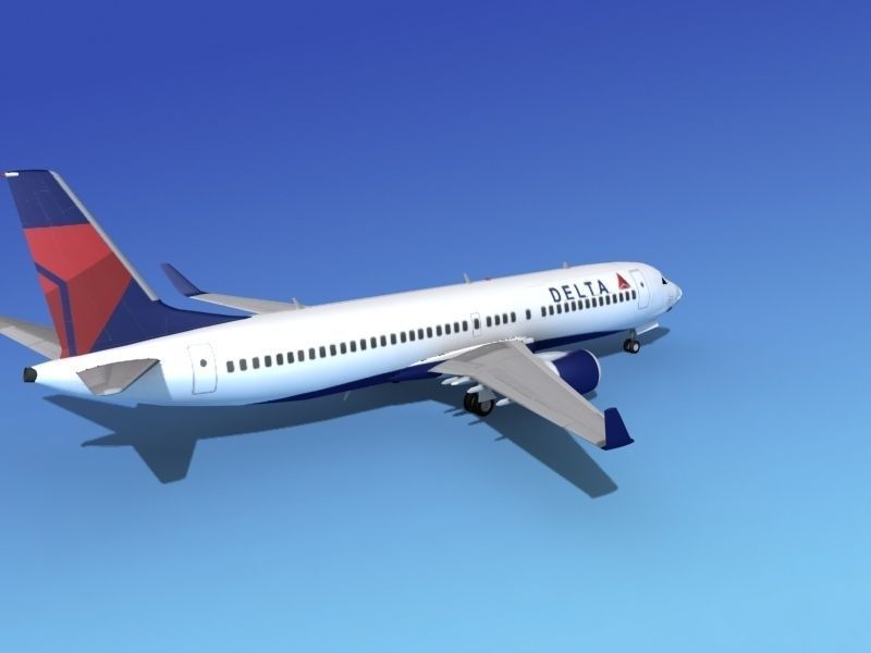 Boeing 737-800ER Delta Airlines 1 3D model_4