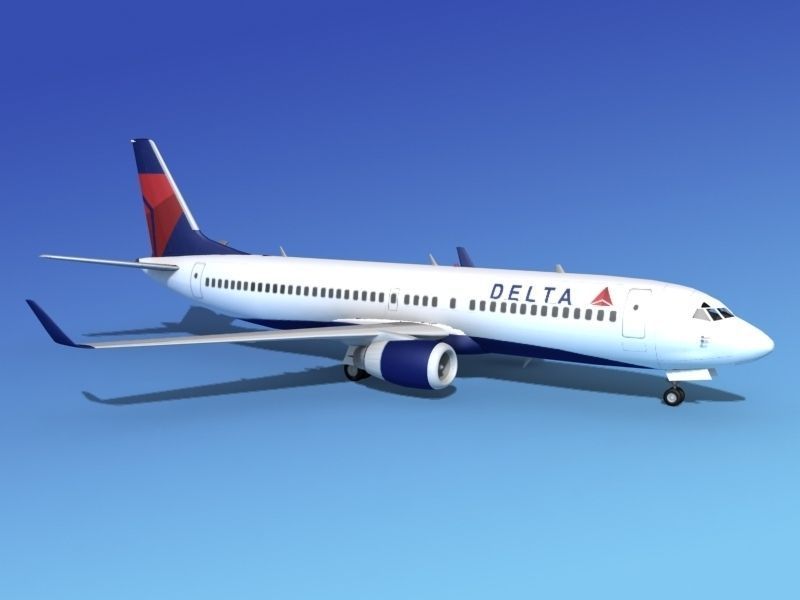 Boeing 737-800ER Delta Airlines 1 3D model_2