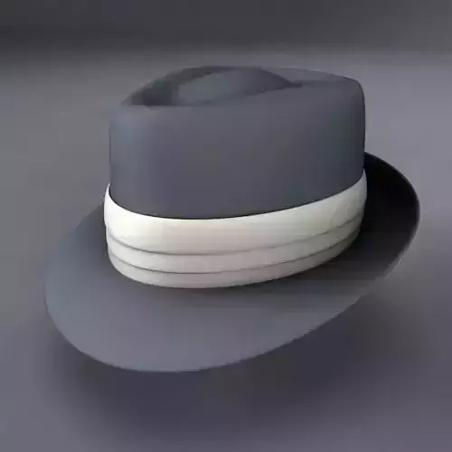 Frank Sinatra Fedora Hat 3D model