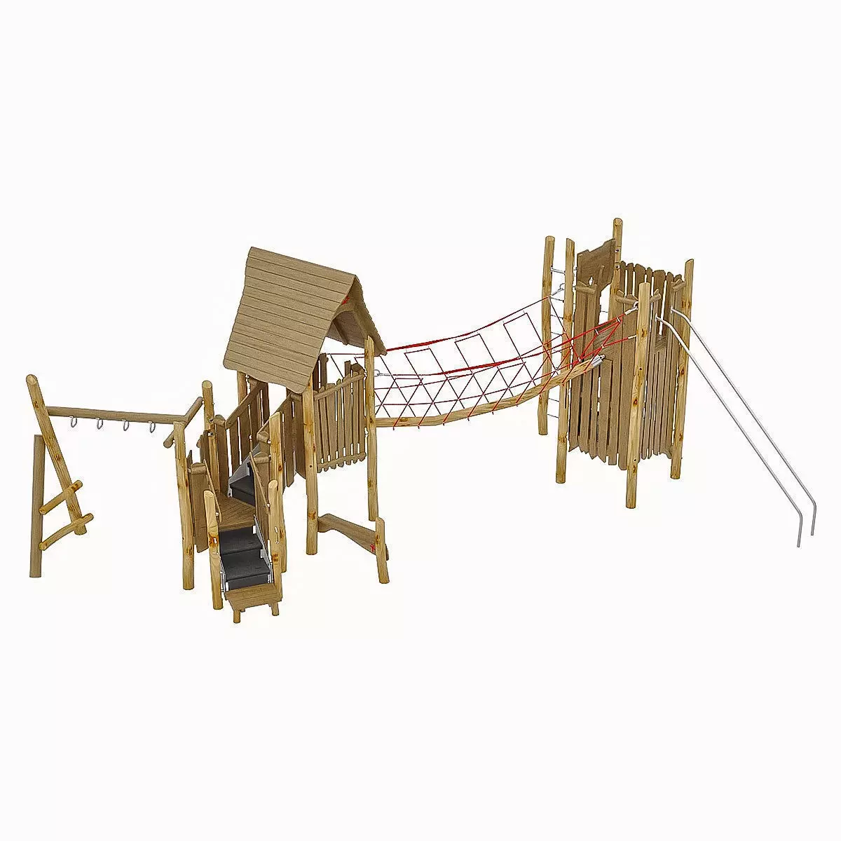 Playground Equipment 061 Low-poly 3D model_0