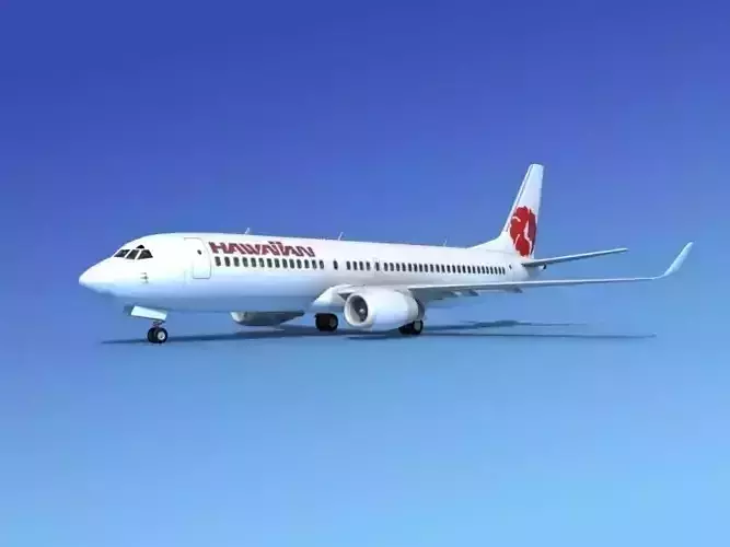 Boeing 737-800 Hawaiian Airlines 3D model