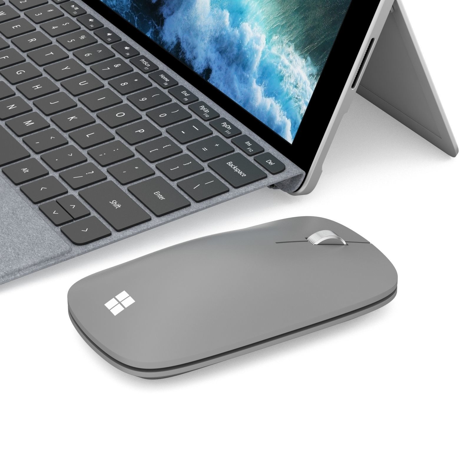 Microsoft Surface Go and Type Covers and Mobile Mouse andPen  3D model_10