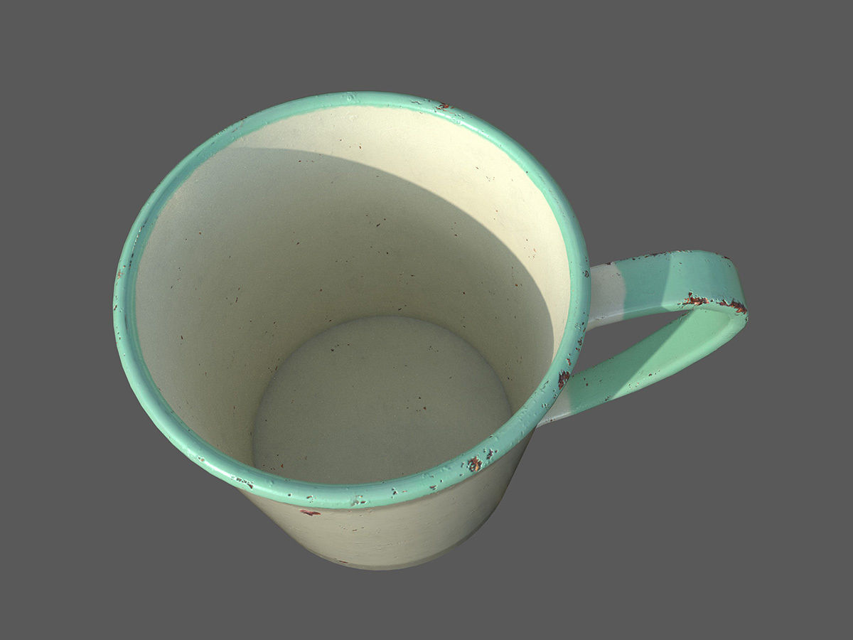 Rusty mug 3D model_4