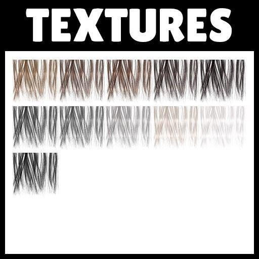 Roxie Hair 3D model_9