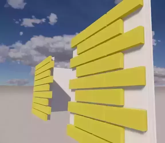 Revit Family For Wall Cladding 3D model