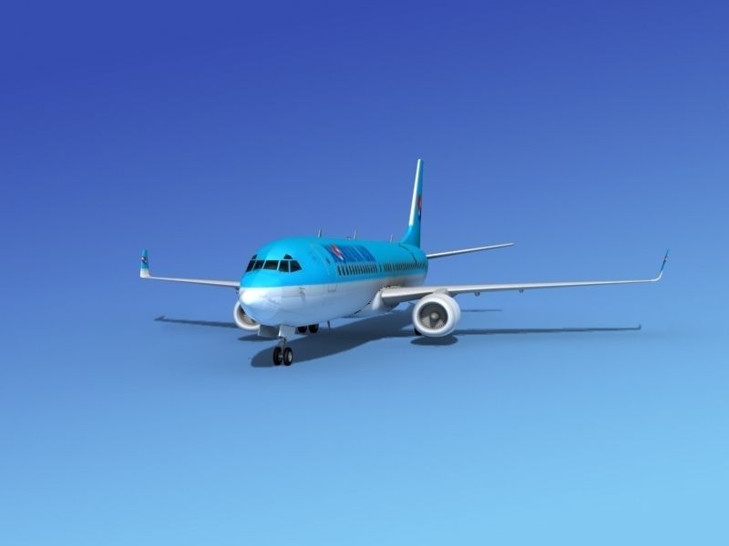 Boeing 737-800 Korean Air 3D model_2