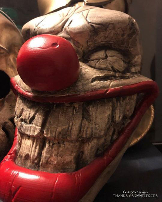 Twisted Metal Killer Clown Mask 3D print model_3