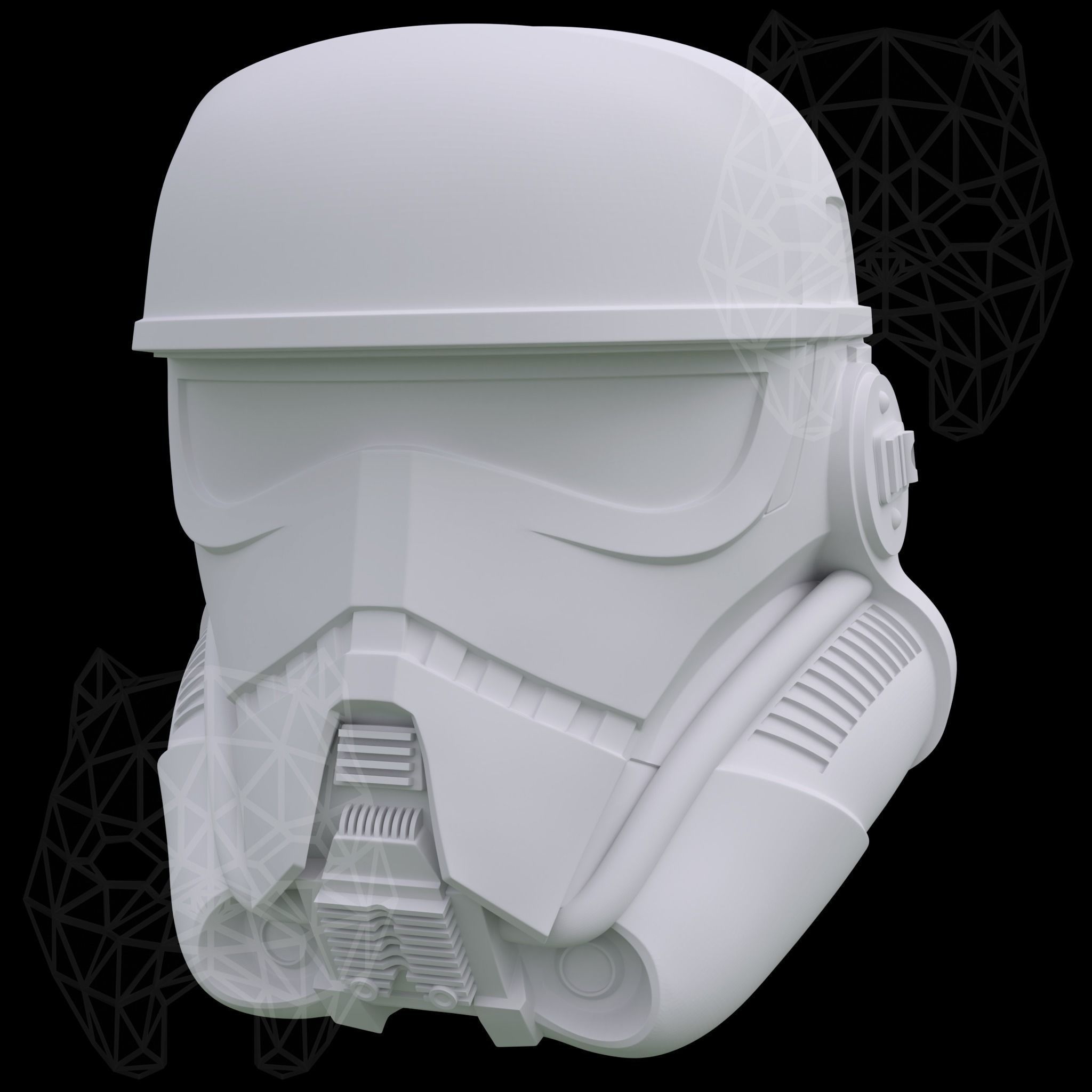 Patrol Trooper Helmet 3D print model_1