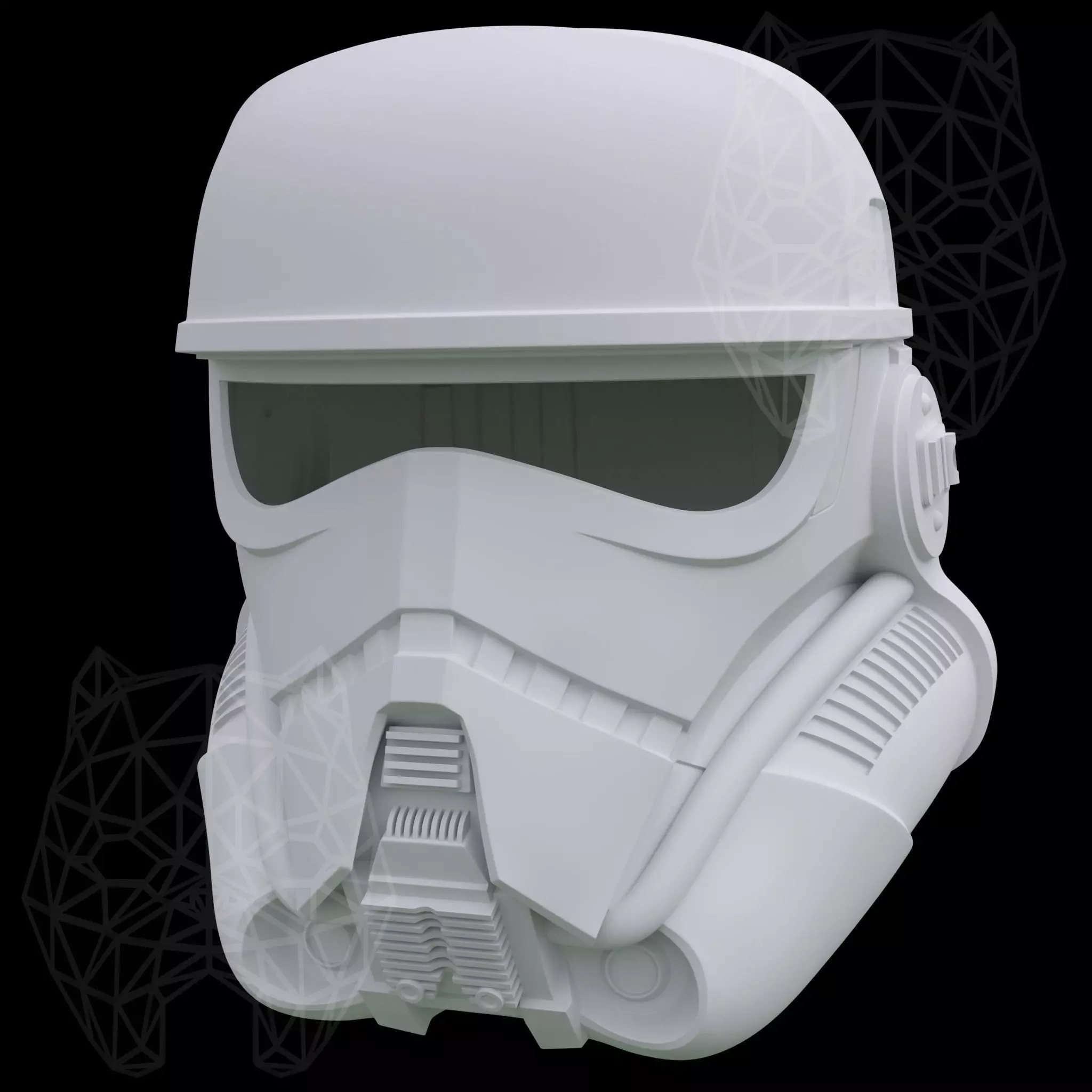 Patrol Trooper Helmet 3D print model_0