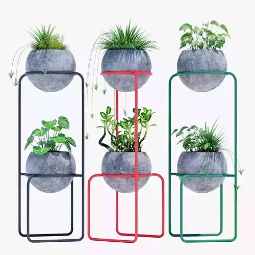 Nesta plant stand pots