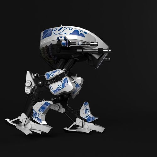ROBOT animation Free 3D model