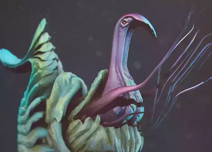 Sea Creature - Highpoly