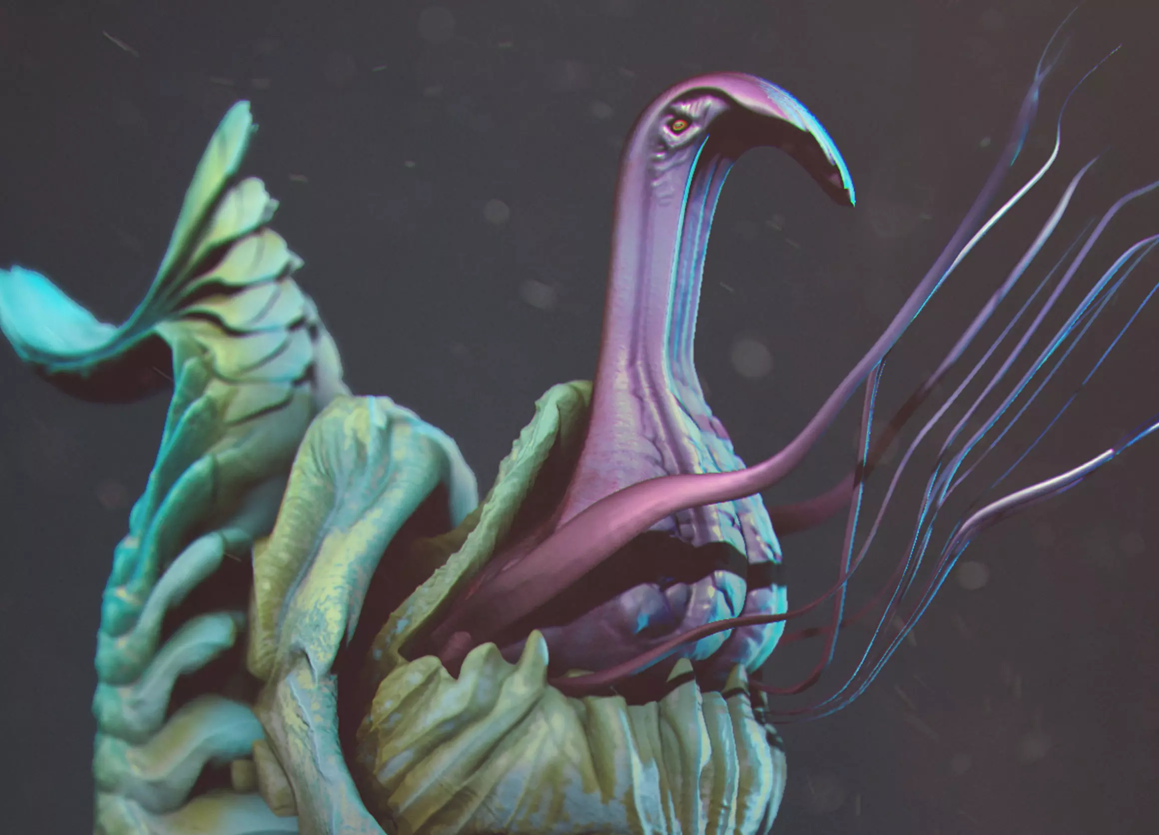 Sea Creature - Highpoly 3D model_0