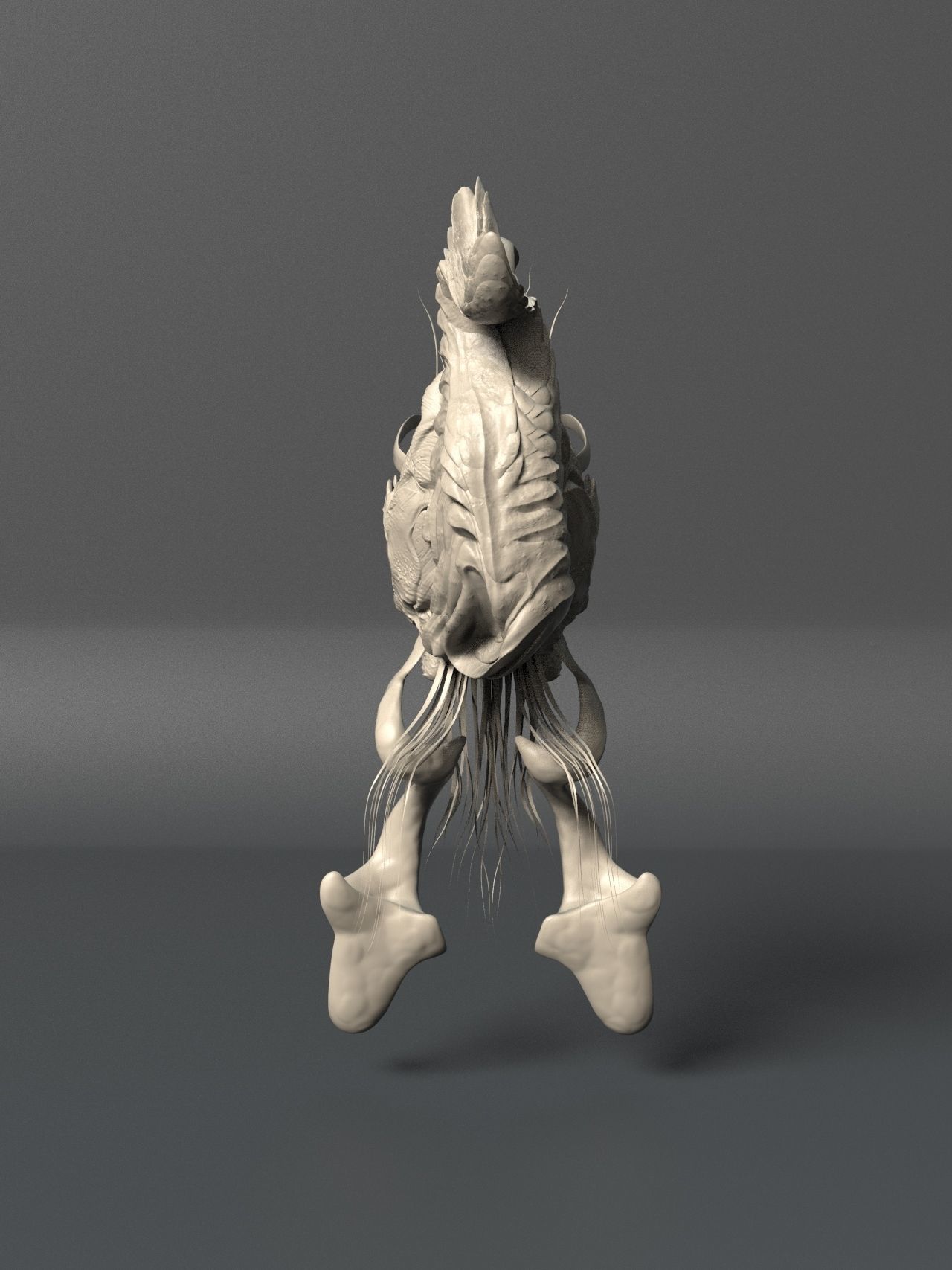 Sea Creature - Highpoly 3D model_6