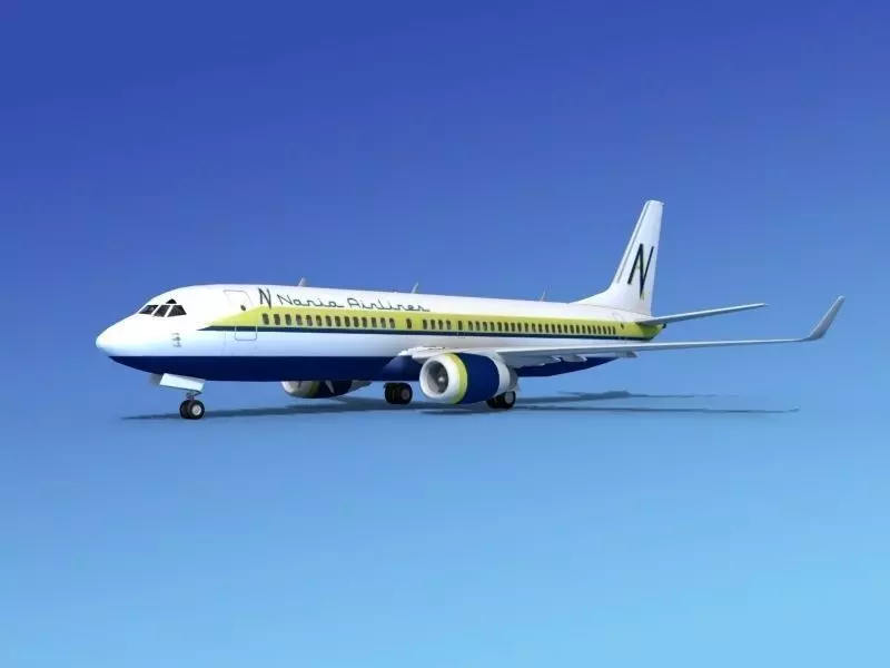 Boeing 737-800 Nania 3D model