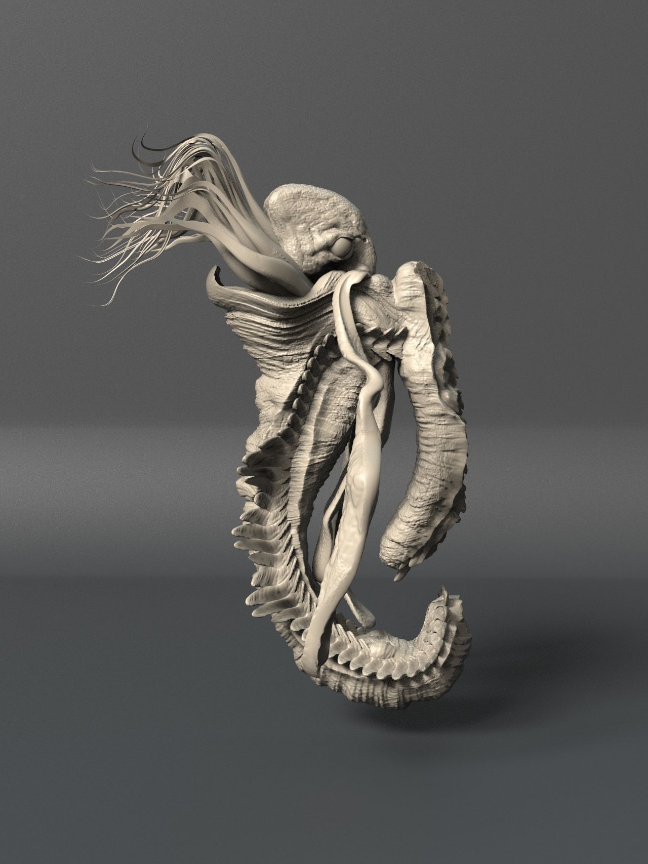 Sea Creature - Highpoly   3D model_5