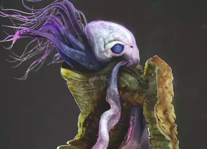 Sea Creature - Highpoly  