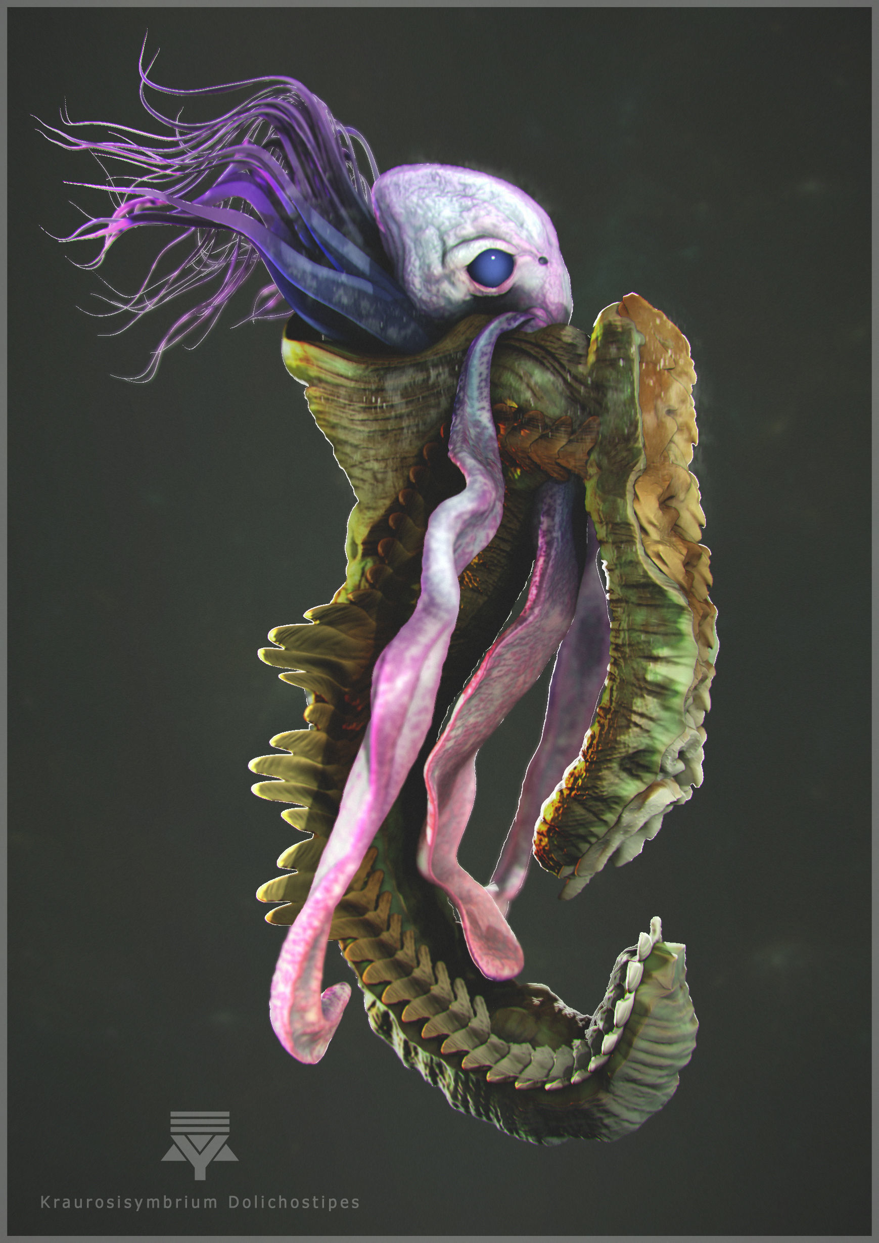 Sea Creature - Highpoly   3D model_1