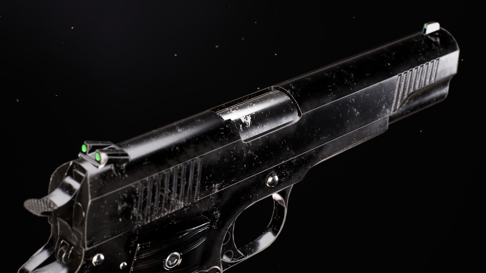 Pistols colt pistol 3D Model Collection_9